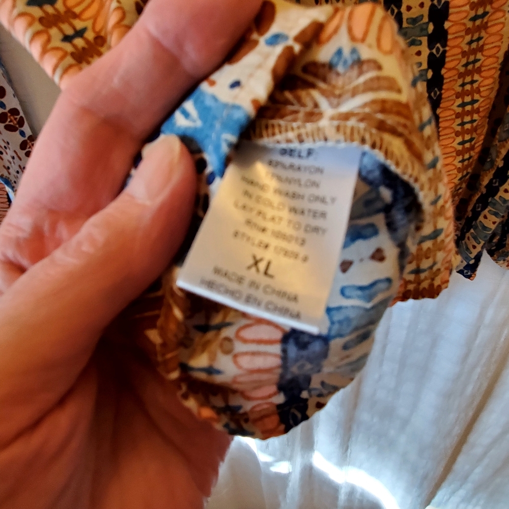 Savanna Jane XL Colorful Patterned Pleasant Blouse, Good Condition - Picture 5 of 7